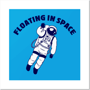 Floating in Space Posters and Art